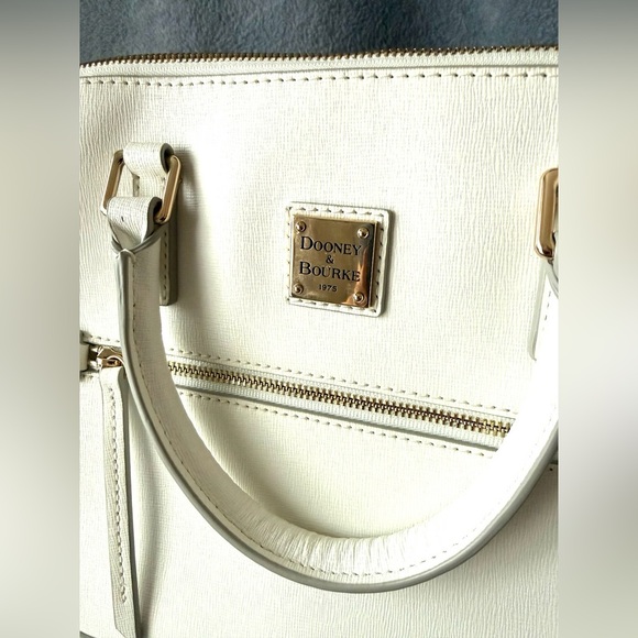 Dooney & Bourke White Satchel - Picture 3 of 12